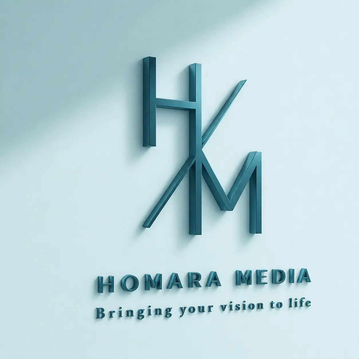 Homara Media Logo and Tagline